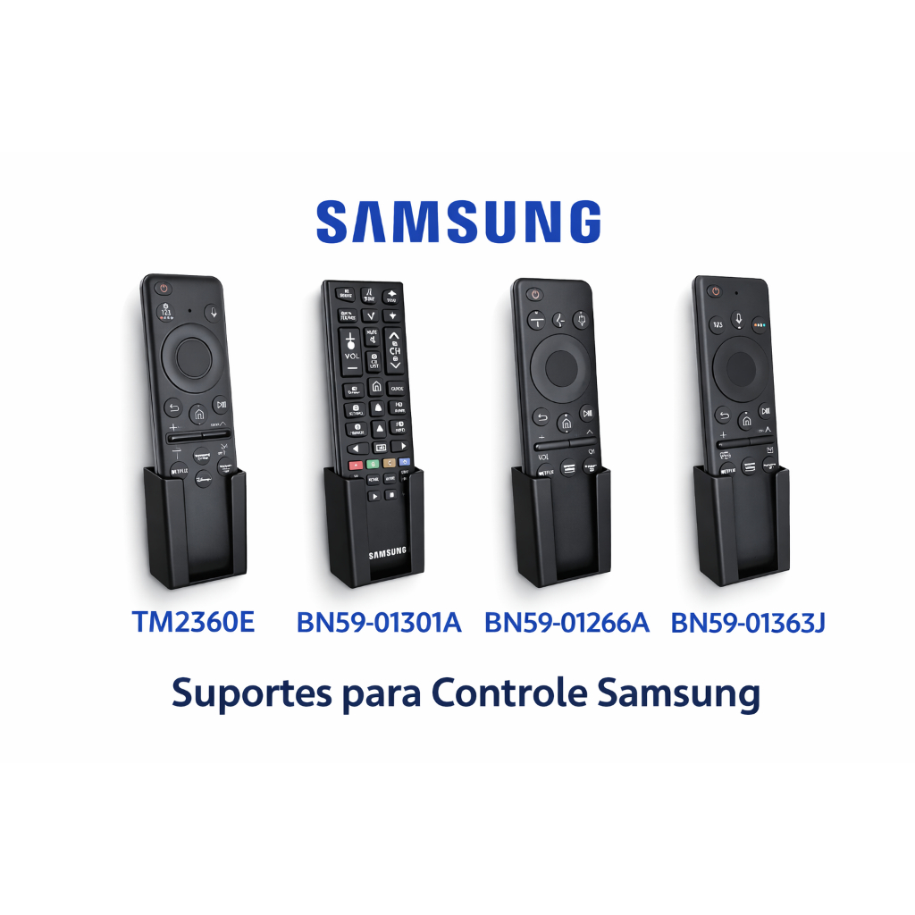 Suporte De Parede ou Mesa Compatível Controle Remoto Tv Samsung (não acompanha Controle)
