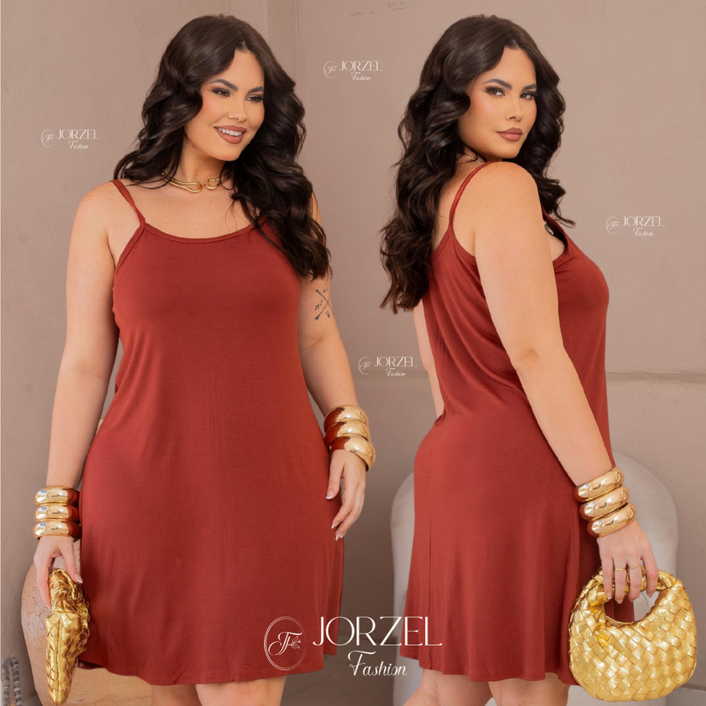 Vestido Feminino Pluz Size Alcinha Soltinho G1/G2/G3 Moda Verão 2026 Casual Confortável Tendência em Oferta na Shopee