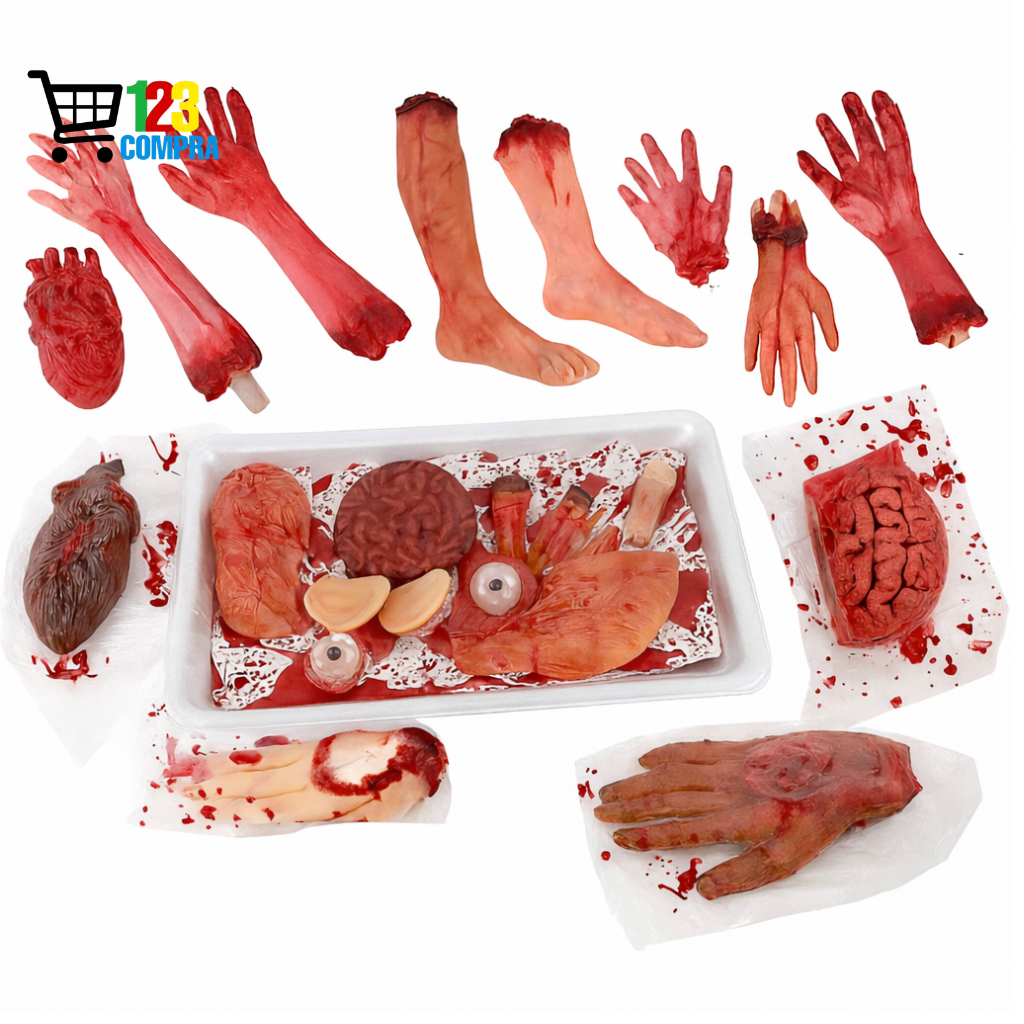 Órgãos Fictícios Macabros de Halloween - Terror Realista