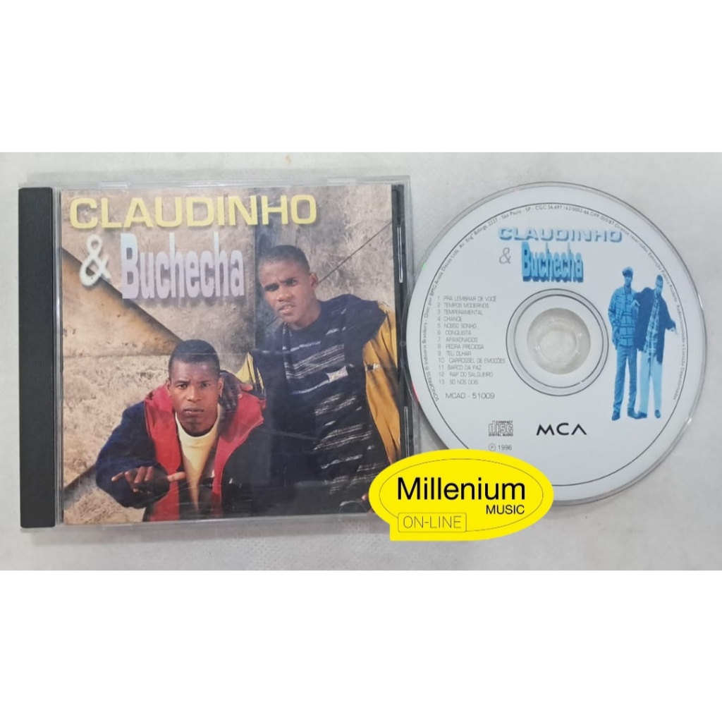 CD Claudinho & Buchecha  Nosso Sonho Conquista 1996 Original Gravadora Colecionador Ótimo Estado