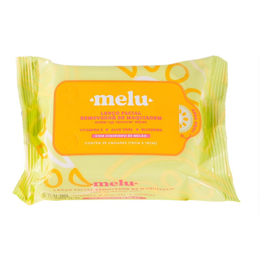 Lenço Demaquilante Made in Melu By Ruby Rose - Controla a Oleosidade | Hidrata a pele em Oferta na Shopee