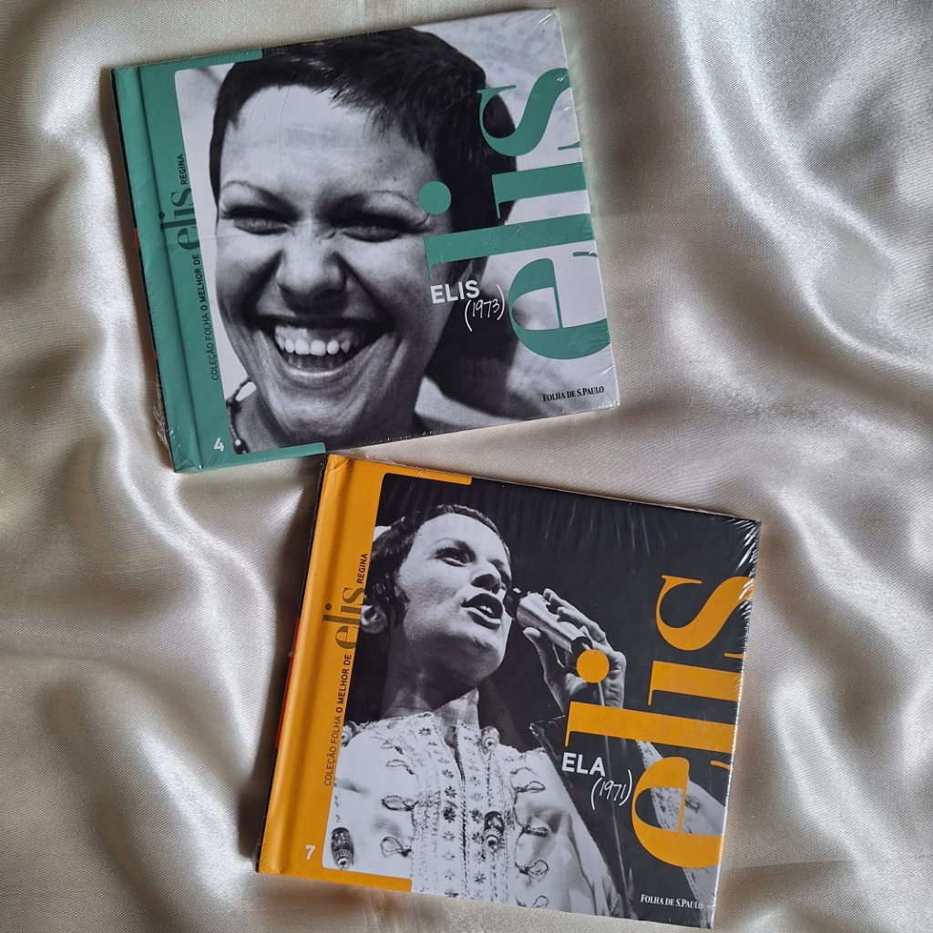 KIT 2 CDS - ELIS (1973) (VOL. 4) + ELA (1971) (VOL. 7) (COLEÇÃO FOLHA O MELHOR DE ELIS REGINA) (LACRADOS)