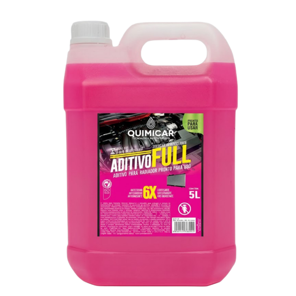 Fluido para Radiador 5 L Anticorrosivo Pronto para o Uso Quimi Vida em Oferta na Shopee