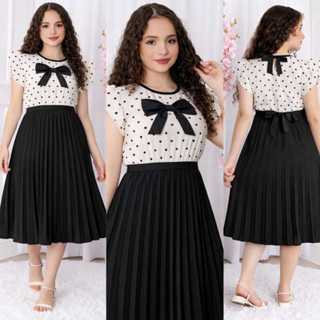 Vestido Infantil Juvenil Tendencia Saia Plissada Corpo estampa  Elástico na Cintura e Lazo em Oferta na Shopee