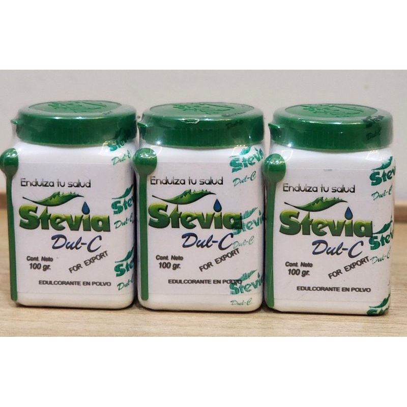 Adoçante Stevia Dul-C Importado Original Kit com 3 Unidades 100% Stevia Sem Açúcar
