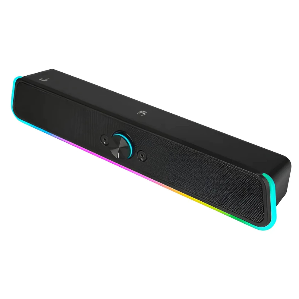 Caixa De Som Soundbar Led Para Computador Pc Usb P2 Gamer 1002/1090 em Oferta na Shopee