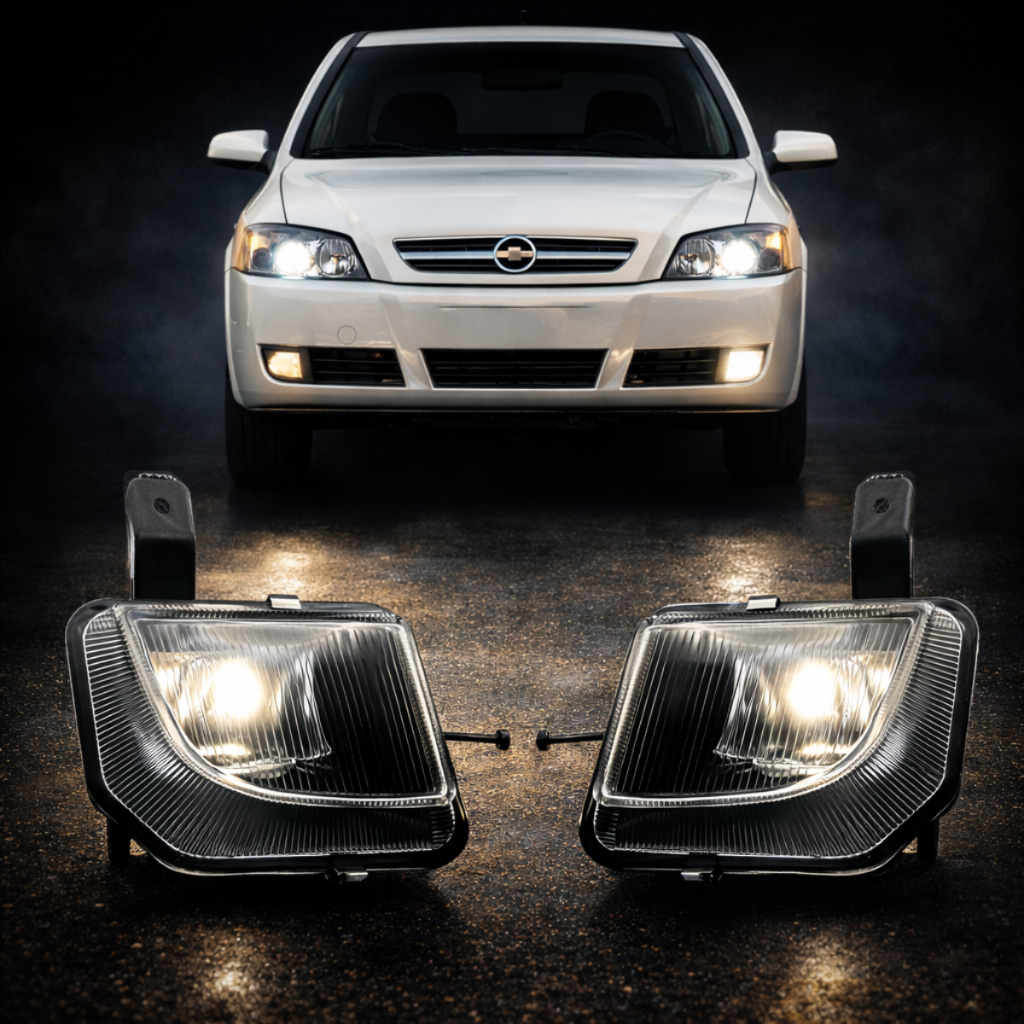 Imagem Par Farol De Milha Neblina Gm Chevrolet Astra 2003 A 2012