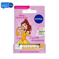 NIVEA Hidratante Labial Cupcake de Baunilha Ed. Limitada Bela Disney® Princesa 4,8g