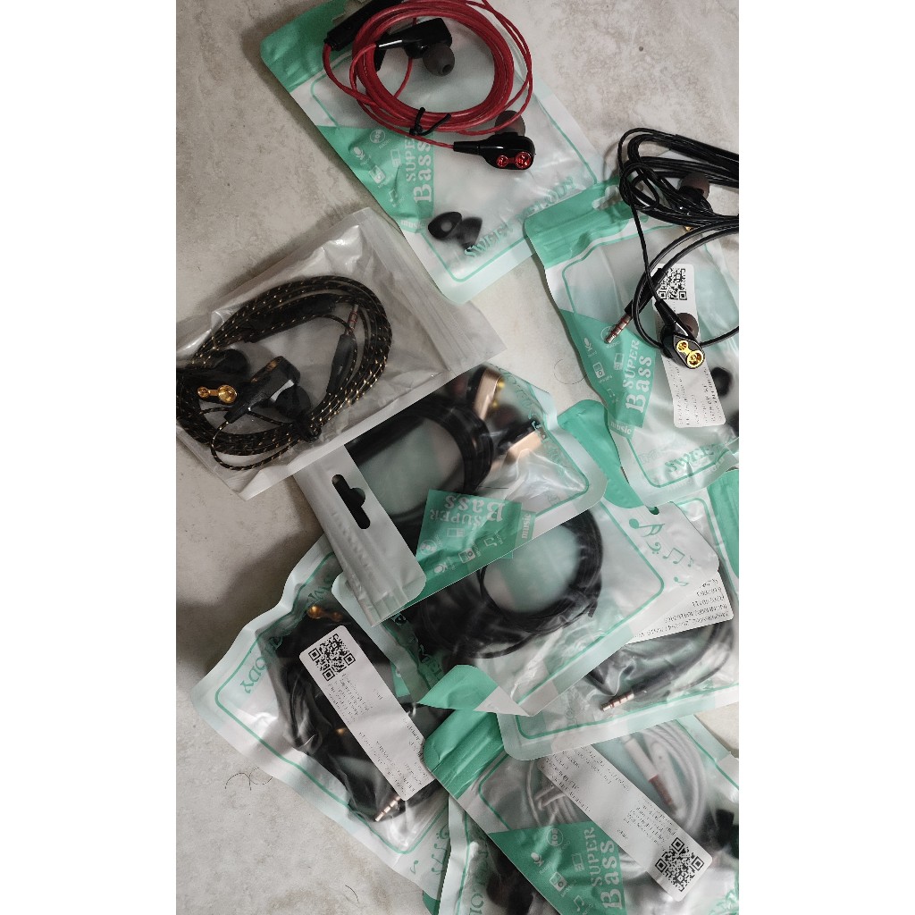 Conjunto 10 Fones de Ouvido com Fio | Conexão P2 e USB-C | Estéreo | Com e Sem Controle | Modelos Variados