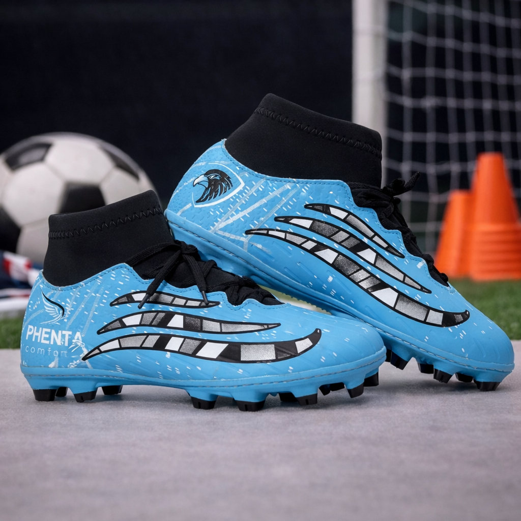 Chuteira Infantil Botinha Original  Campo Gramado Phenta Leve Confort