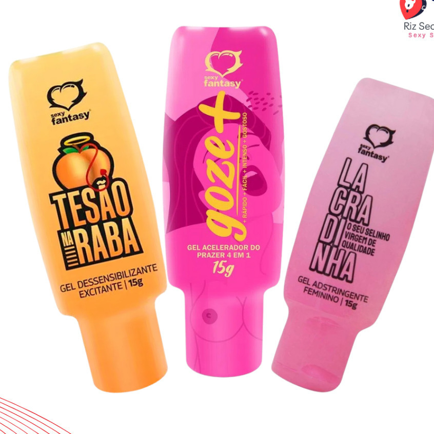 Goze + Lacradinha + Tesão na Raba + LANÇA XANAS Sex Shop Gel Excitante Feminino em Oferta na Shopee