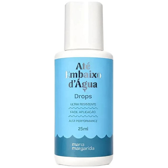 MAQUIAGEM DILUIDOR, PRIMER E FIXADOR ATÉ EMBAIXO D´ÁGUA DROPS MARIA MARGARIDA - 30 ML GOTAS