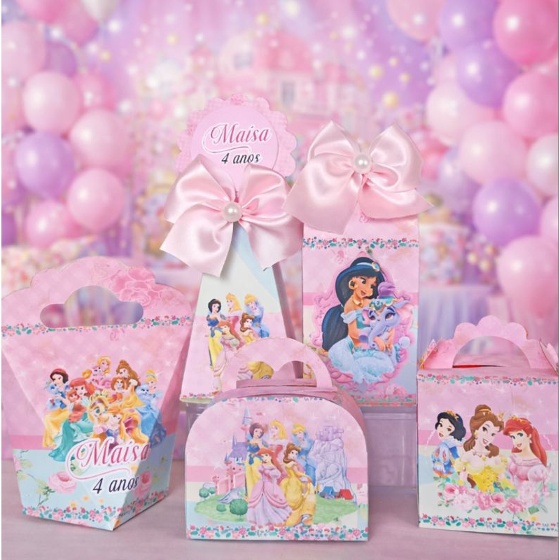 Kit Festa Princesas Personalizado - Lembrancinha - Festa Infantil