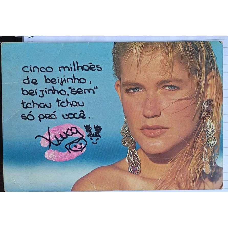 Cartão / Postal Promocional da Xuxa