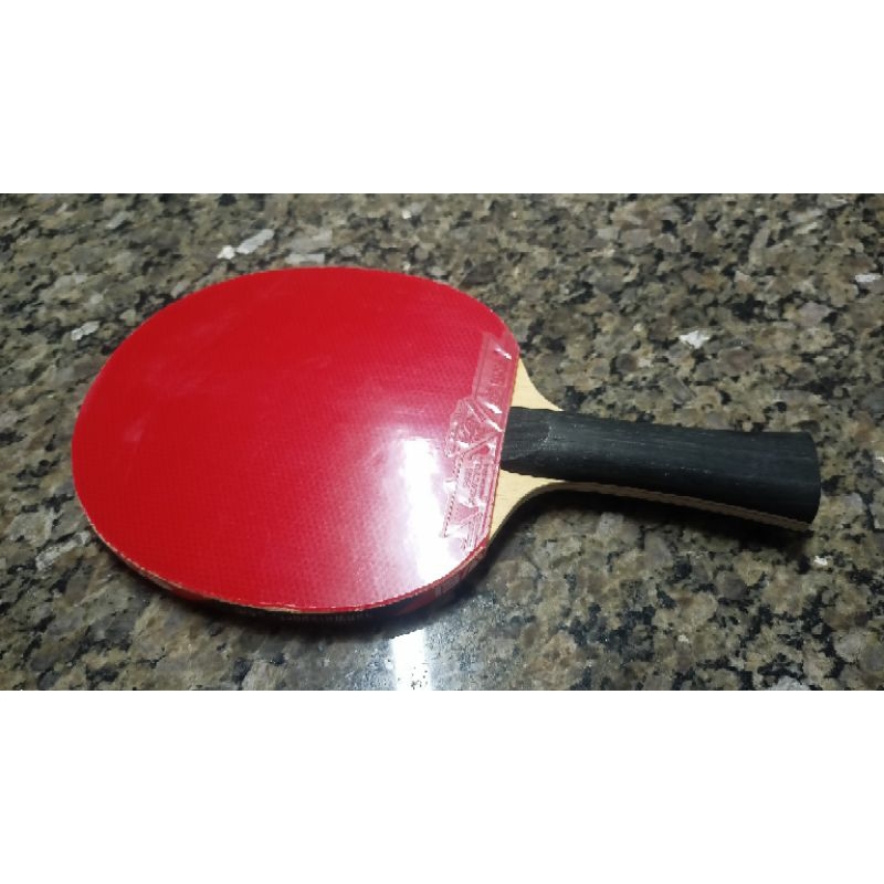 Montagem de raquete tênis de mesa profissional Sanwei T5000 + 2 borrachas