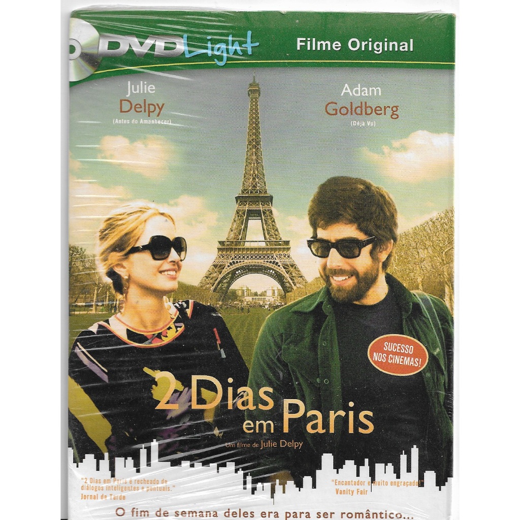 DVD Filme | 2 Dias em paris | Comédia Romântica | 2007 Original Lacrado