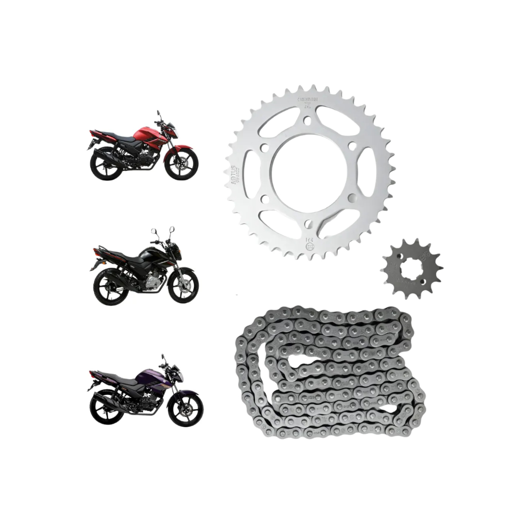 Kit Relação Transmissão Fazer 150 C/retentor 2014 Até 2024 em Oferta na Shopee