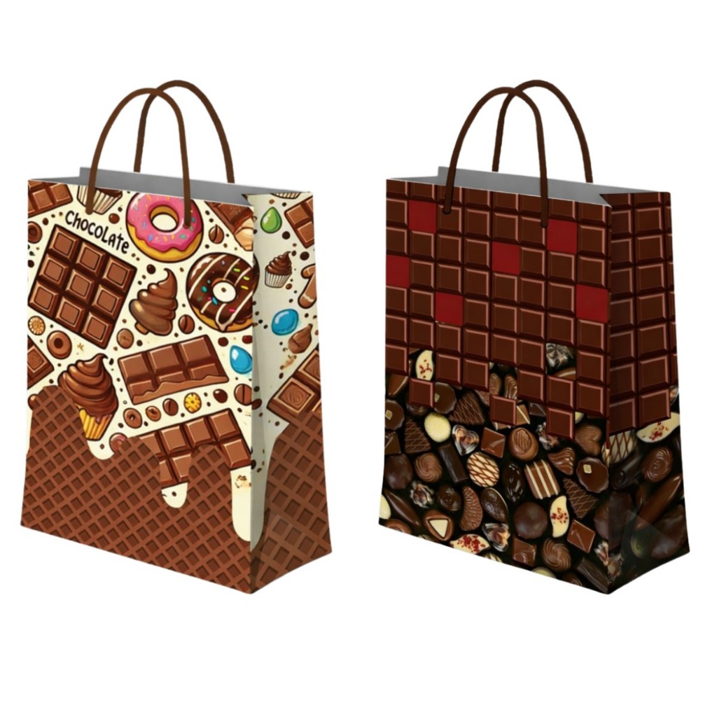 Kit 12/24/36 Sacolas De Chocolate Pequena 22x16x4,5 Para MIni Chocolate