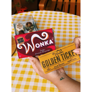Presente Criativo Páscoa Chocolate Wonka’s 140gr + Bilhete Dourado em Oferta na Shopee