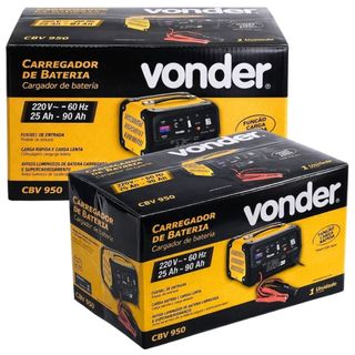 Carregador De Bateria Automotivo 25-90ah 12v CBV950 - Vonder