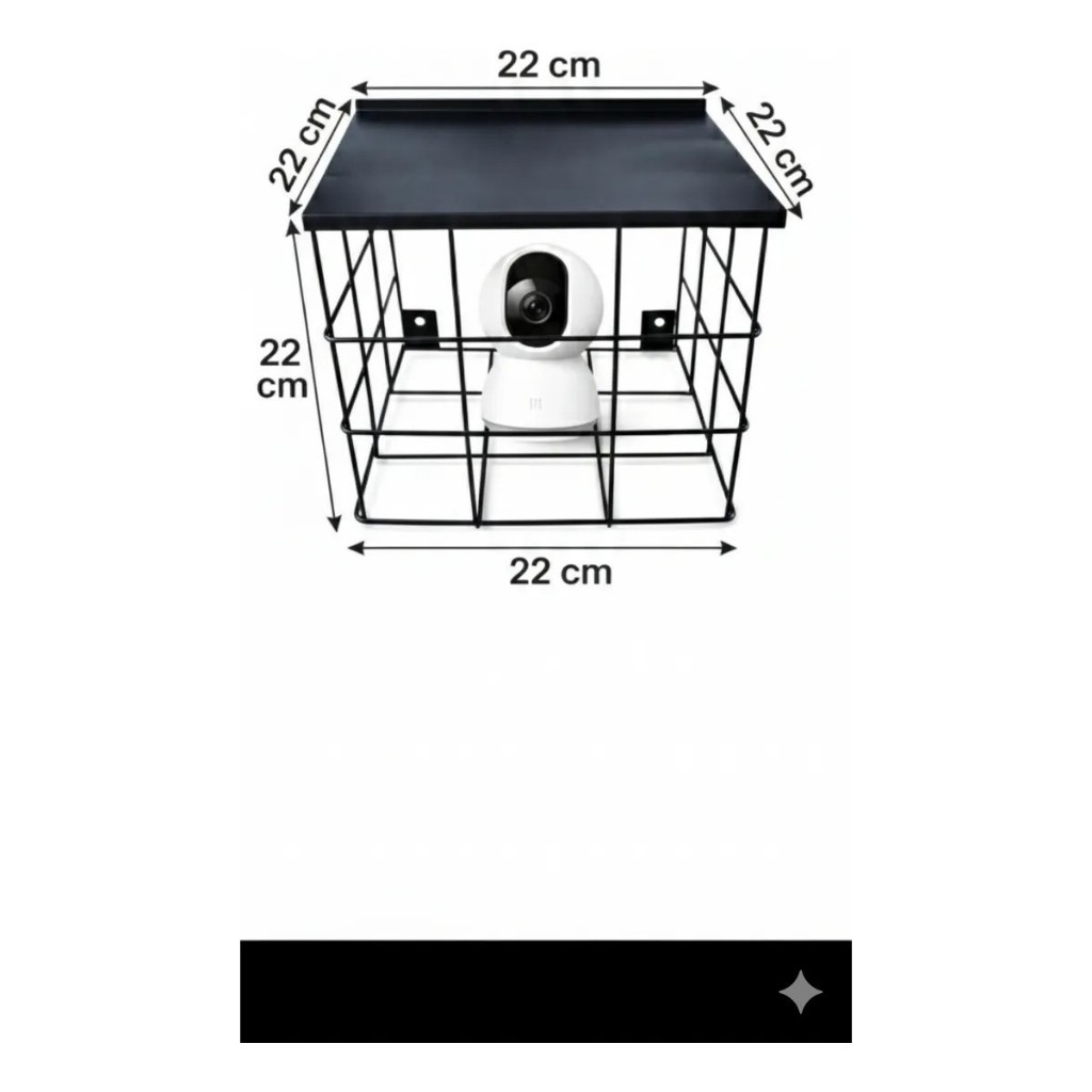 Grade Proteção Gaiola Para Câmera De Segurança Aço Aramada em Oferta na Shopee