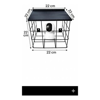 Grade Proteção Gaiola Para Câmera De Segurança Aço Aramada em Oferta na Shopee
