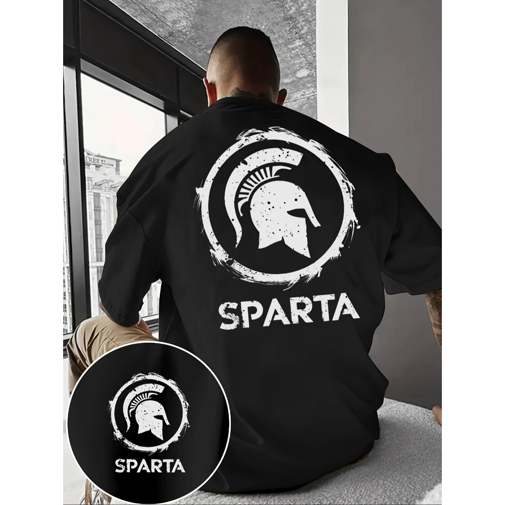 Camiseta Oversized Masculina Gola Canelada Blusão Academia Treino Básica Algodão Confortável