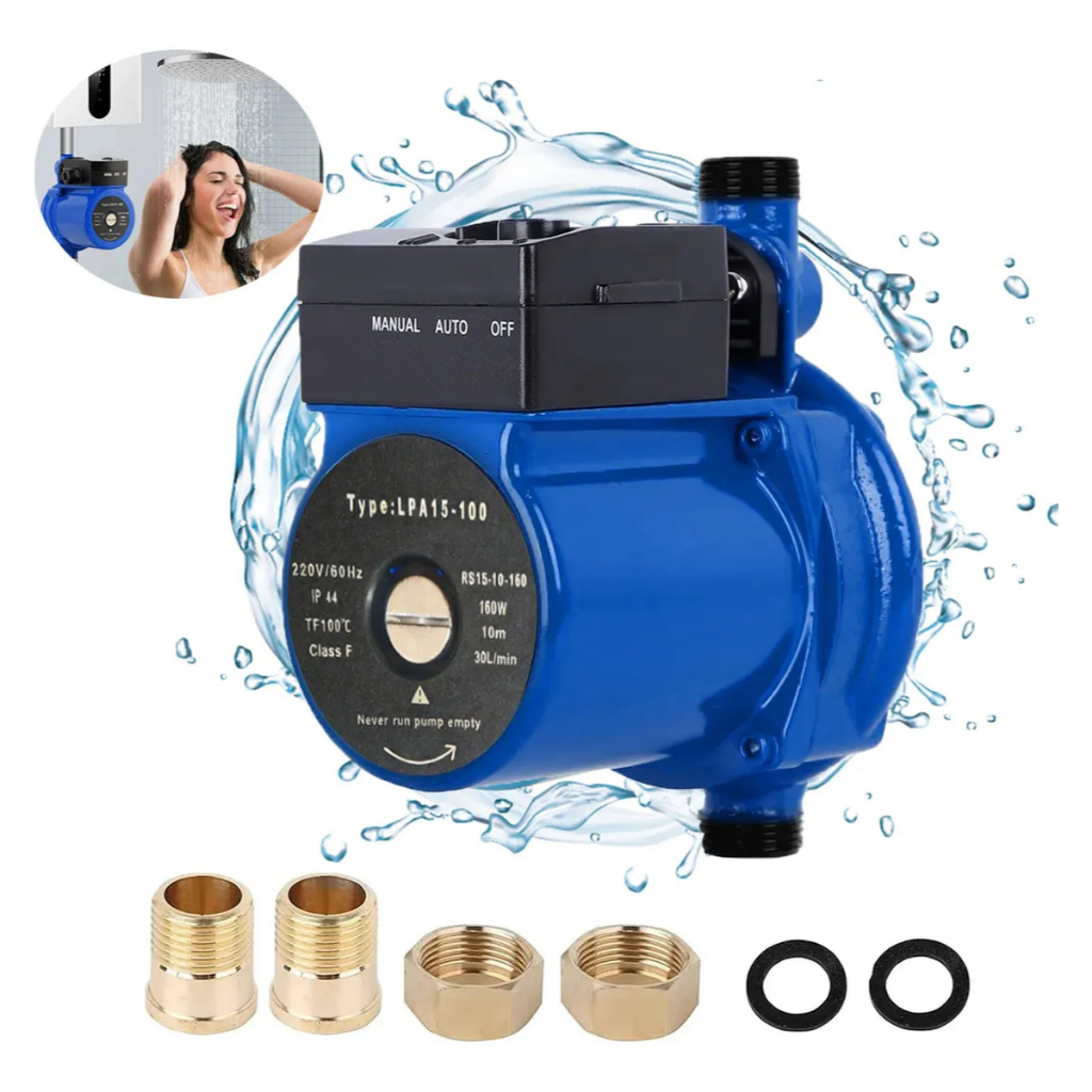 Bomba Pressurizador De Água Quente Frio 160w Silenciosa 220v 220v