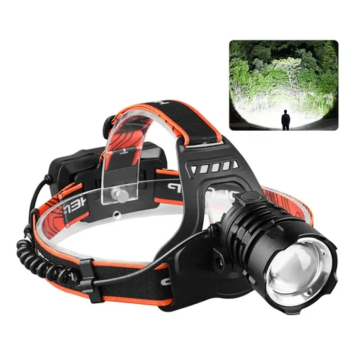 Lanterna De Cabeca Recarregavel Tatica Con Sensor 5 Modos Preto em Oferta na Shopee