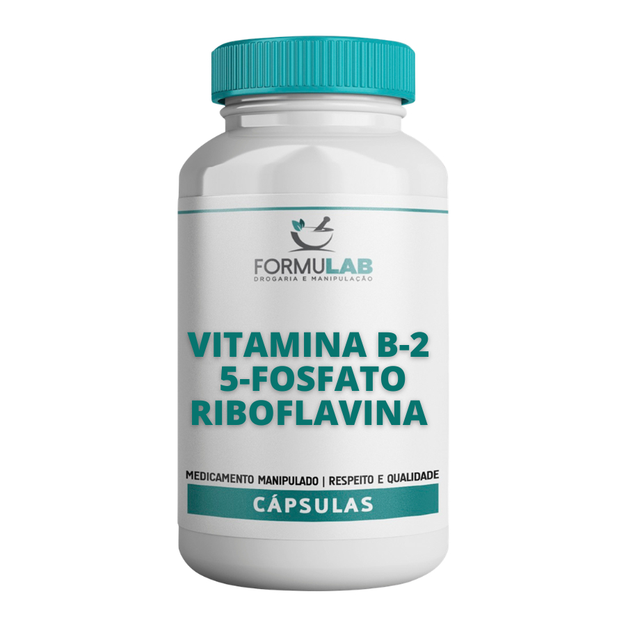 5-Fosfato Riboflavina 50mg - 60 cápsulas - Vitamina B2