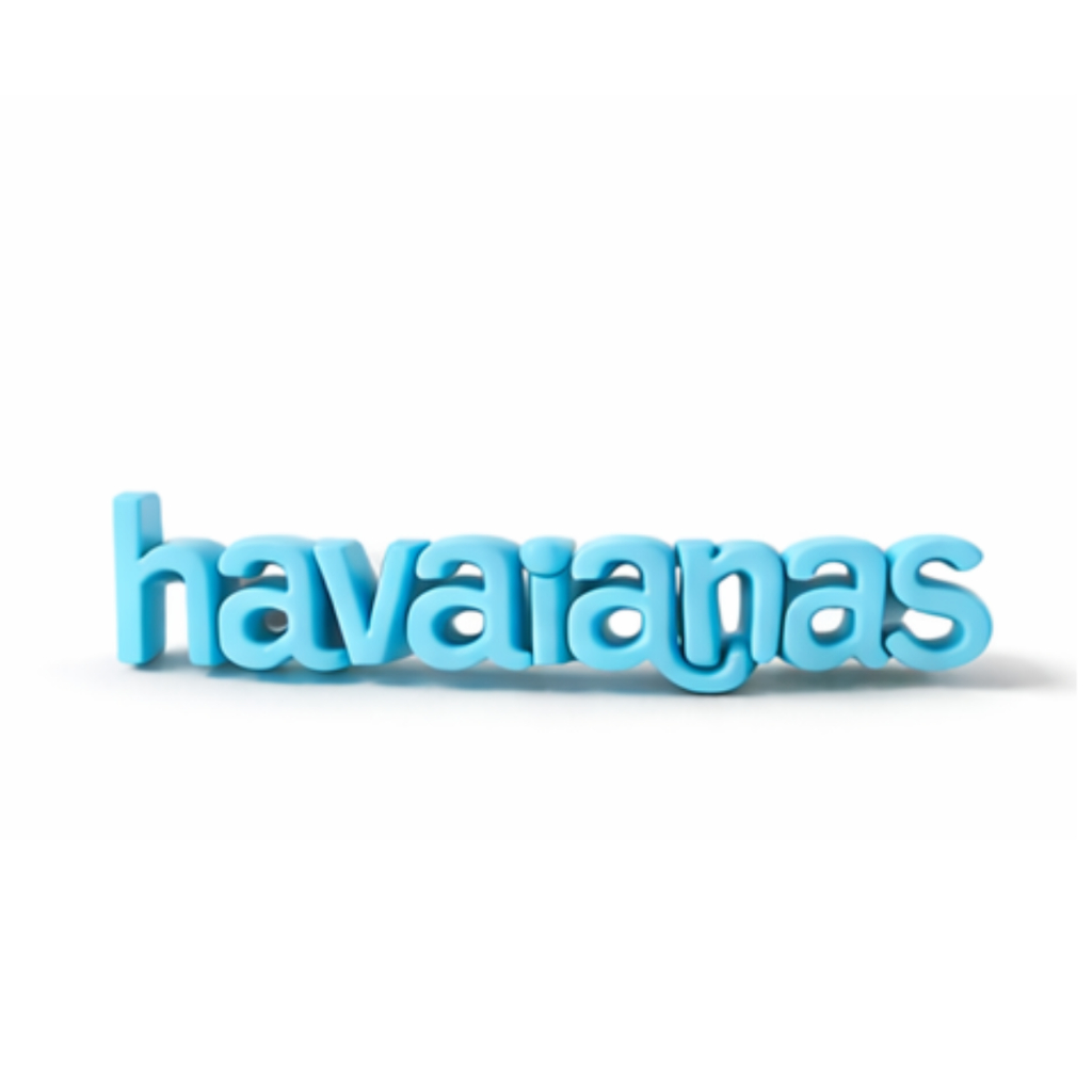 Plaquinha Logo Havaianas Personalizar Chinelos Genérica