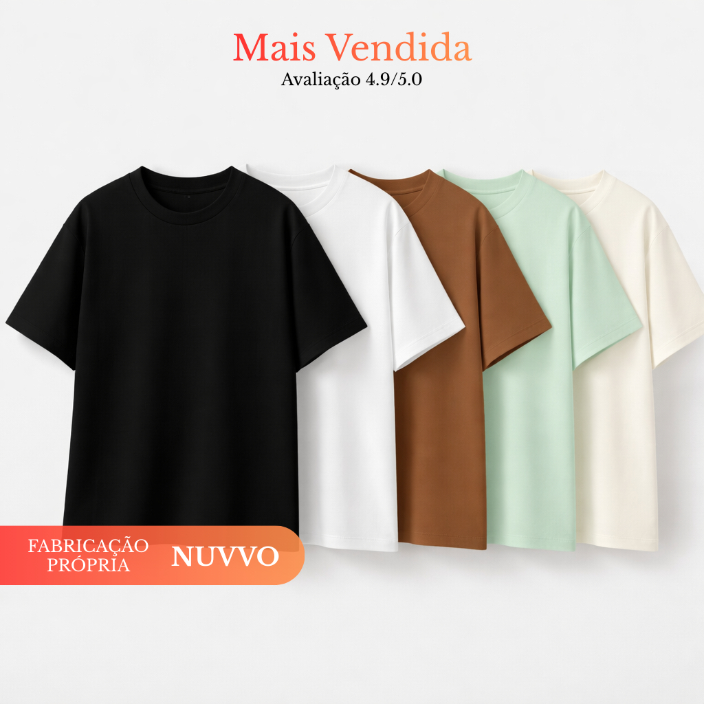 Kit 5 Camisetas Peruanas Masculinas | Conforto, Estilo & Qualidade