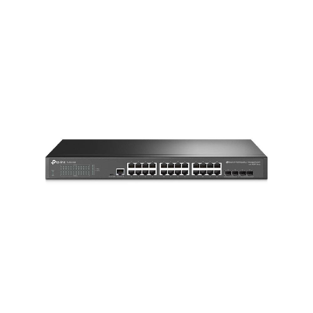 Switch Gerenciável TP-Link Gigabit 24 Portas 4 Slots SFP - TL-SG3428 PPB