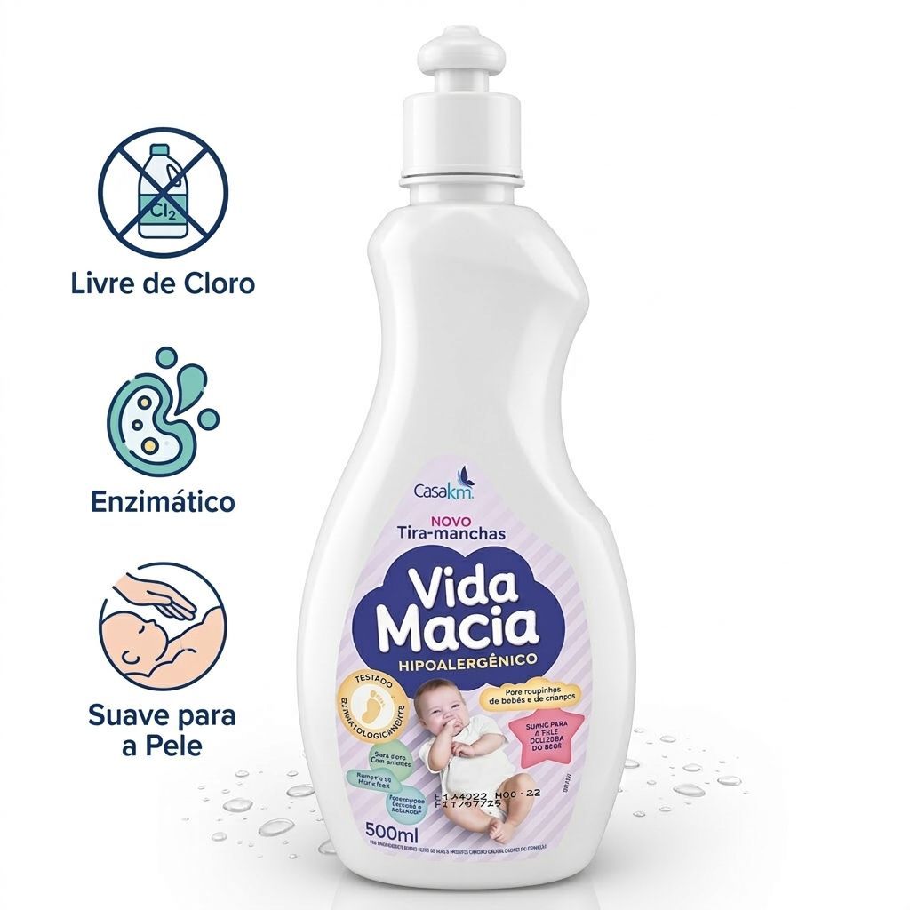 TIRA MANCHAS VIDA MACIA 500ML HIPOALERGÊNICO