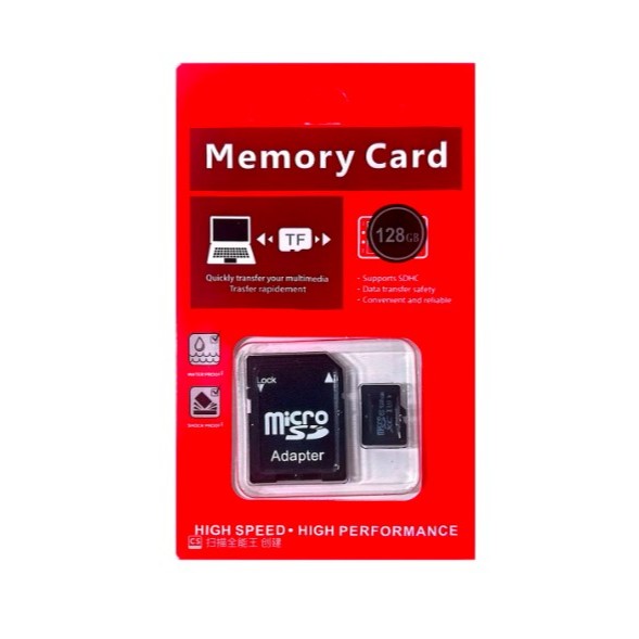Cartão De Memória Micro Sd 128gb + Adaptador Sd