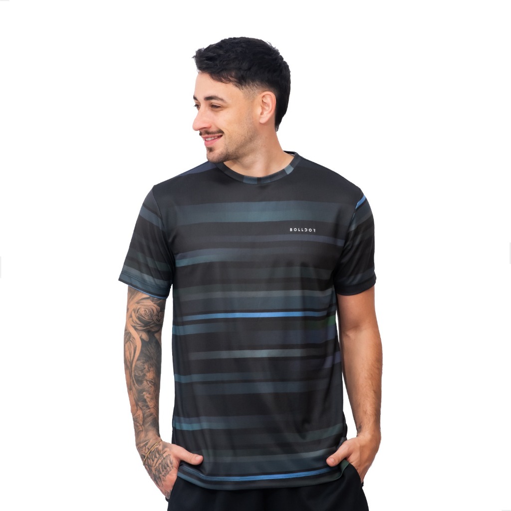 Camisa Dry fit Academia Com Proteção UV Masculina Camiseta Masculina