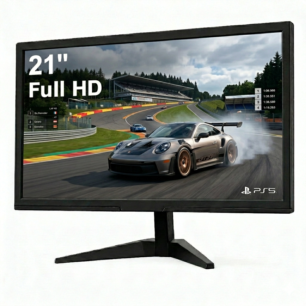 Monitor Gamer  21 Polegadas Full HD LED HDMI VGA Slim - Ideal para Escritório e Home Office