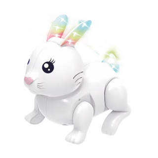 Brinquedo Coelho com LED e Música – Anda Sozinho, Interativo e Divertido Presente Páscoa em Oferta na Shopee