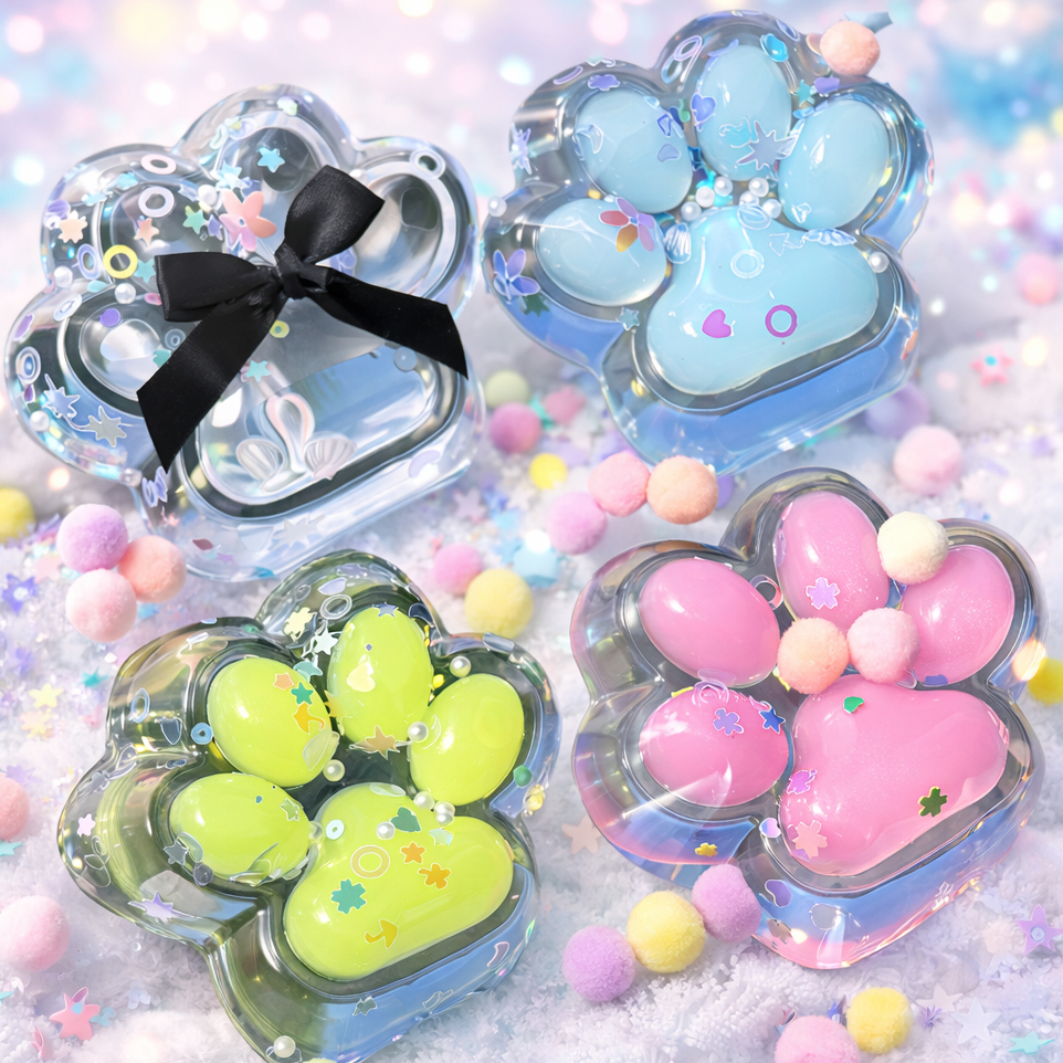 Squishy Brinquedos Sensoriais Slime de Patinha Anti Stress Squishy Mochi Criança Divertido Colorido em Oferta na Shopee