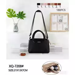 Bolsa Feminina Elegante de Mão com Alça Transversal Couro Sintético Compacta Moda