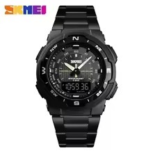 Relógio Masculino SKMEI Digital Analógico Esportivo Militar LED Cronômetro Resistente Água