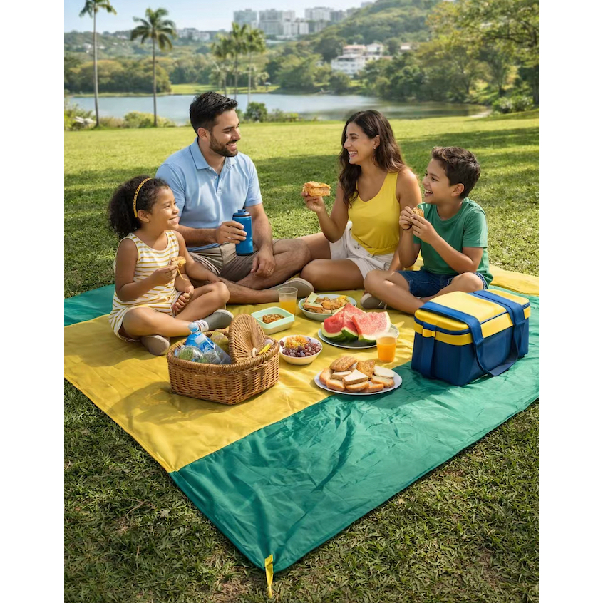 Tapete De Praia E Piquenique De Ultraleve Extra Grande Bask