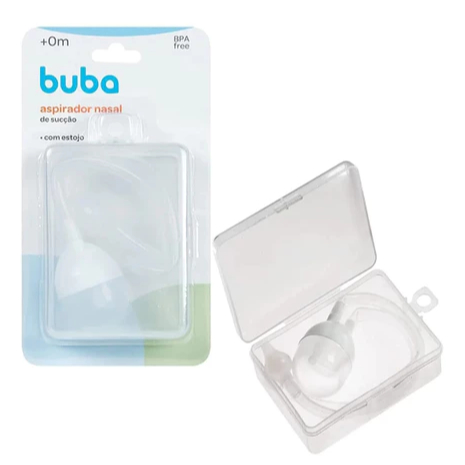 Aspirador Sugador Nasal De Sucção Com Estojo Bebê Buba