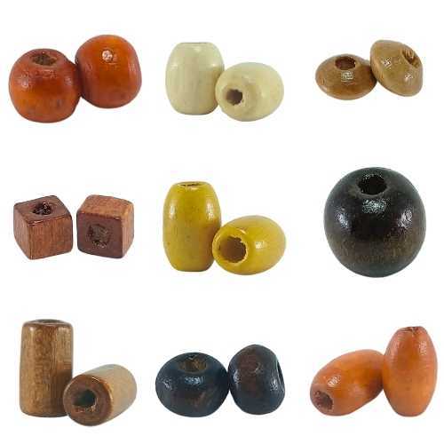 MIÇANGAS 100% MADEIRAS ATÉ 50 PÇS P/BIJUTERIA PULSEIRA COLAR BRINCO E ARTESANATO