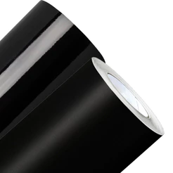 Vinil Adesivo Preto Fosco e Preto Brilho Black Piano BLACKOUT Envelopamento Janela, Vidro, Porta, Móveis e Geladeira