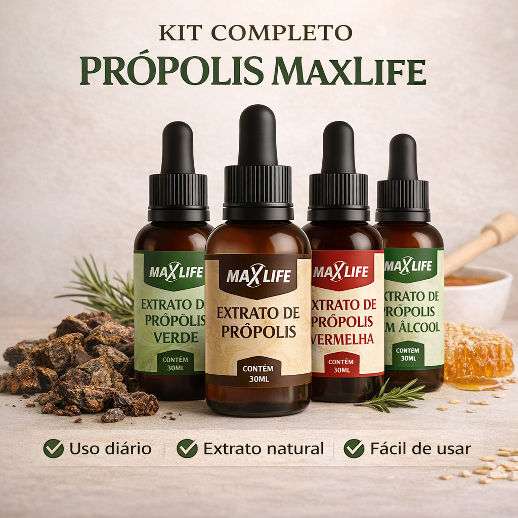 Conheça a Linha de Extratos de Própolis Max Life – Saúde e Bem-Estar em Cada Gota