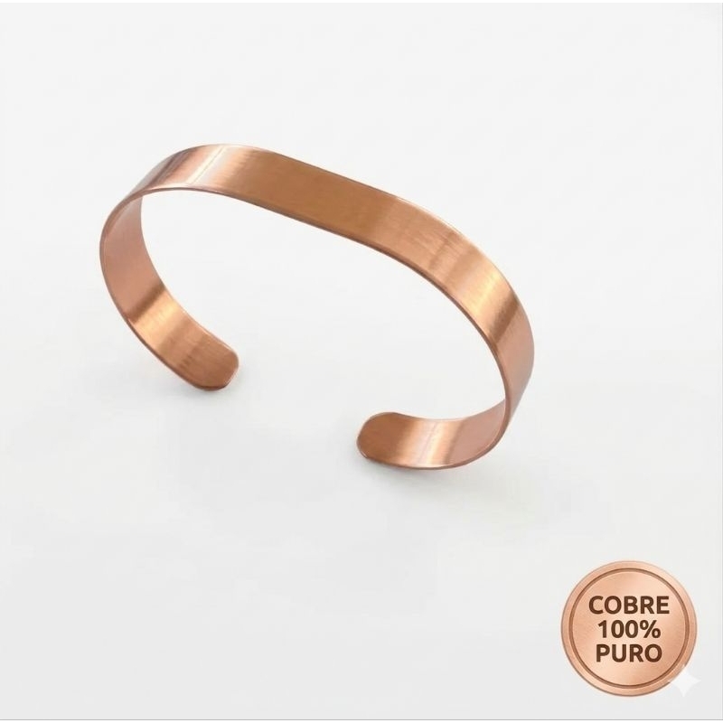 Pulseira De Cobre 100% Puro (P,M,G) - Feitas a mão (Ajustável)