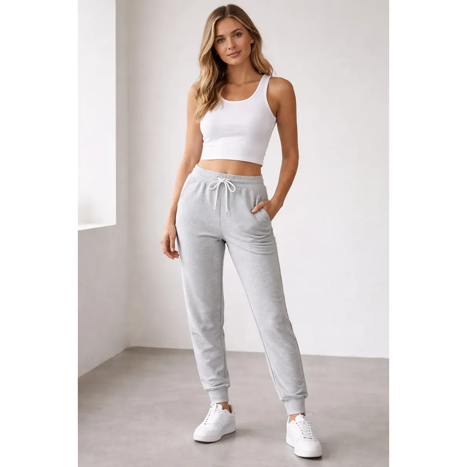 Calça Moletom Algodão Flanelado Quentinha Jogger Esportiva Casual Confortável Inverno 2026 - P ao GG