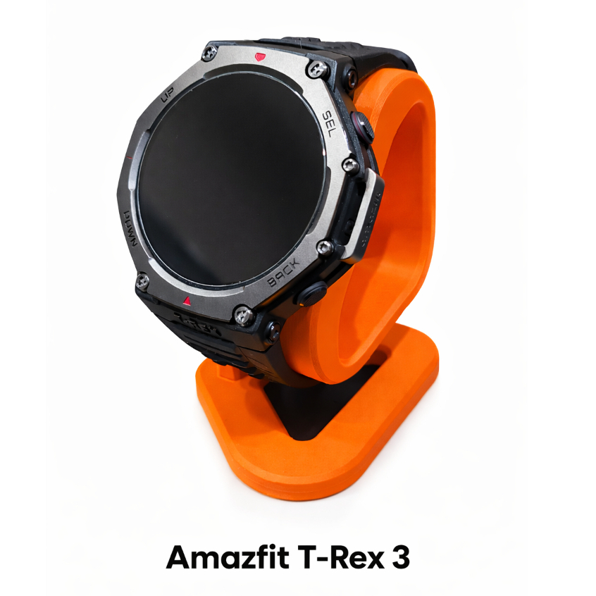 Suporte de Mesa para Carregador Smartwatch Amazfit T-Rex 3 Design Moderno