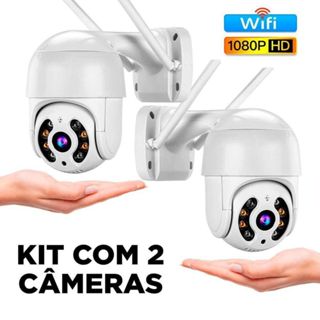kit câmera de segurança externa wi-fi a prova de água aplicativo yoosee ou icsee visão noturna - Bivolt em Oferta na Shopee